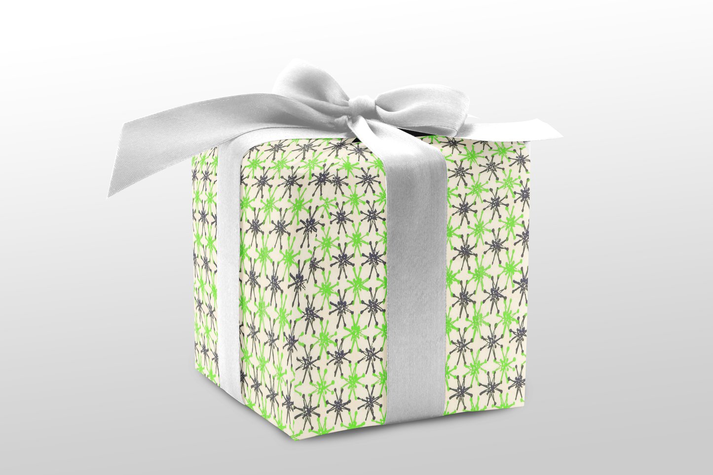 Green and Gray Starbursts