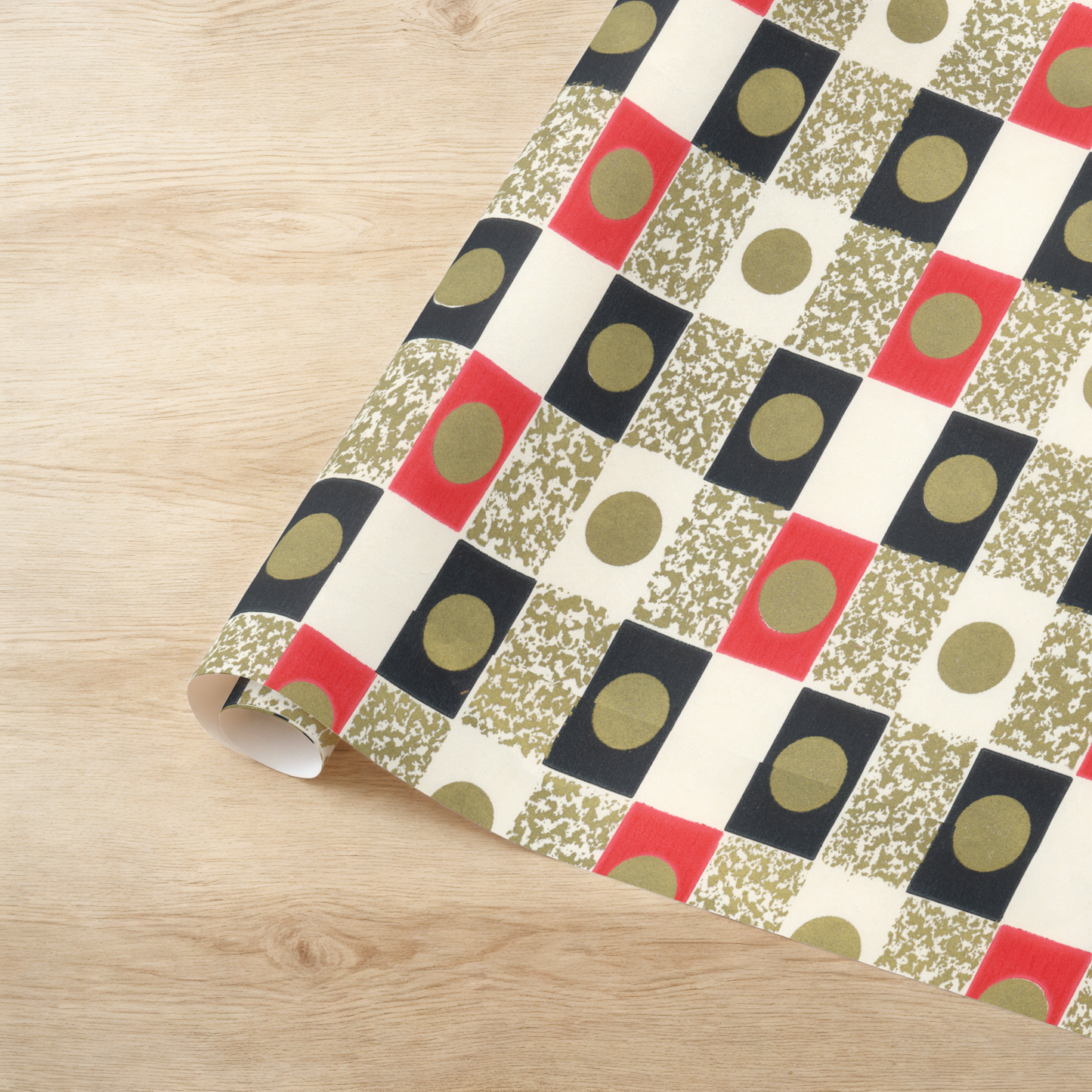 Handsome Red, Black and Gold Blocks