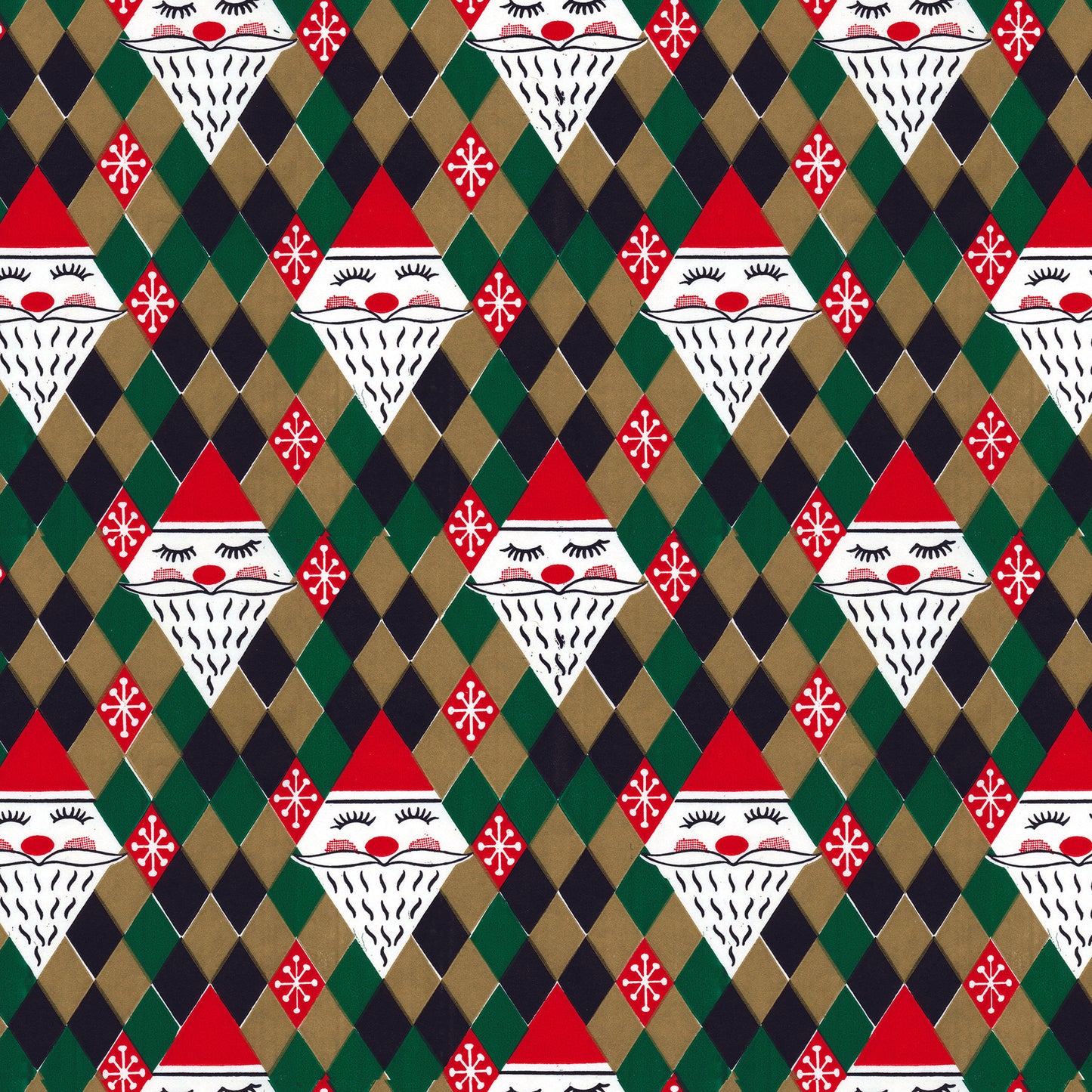 Harlequin Santa