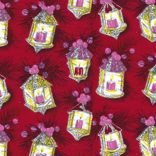 Red velvet lanterns