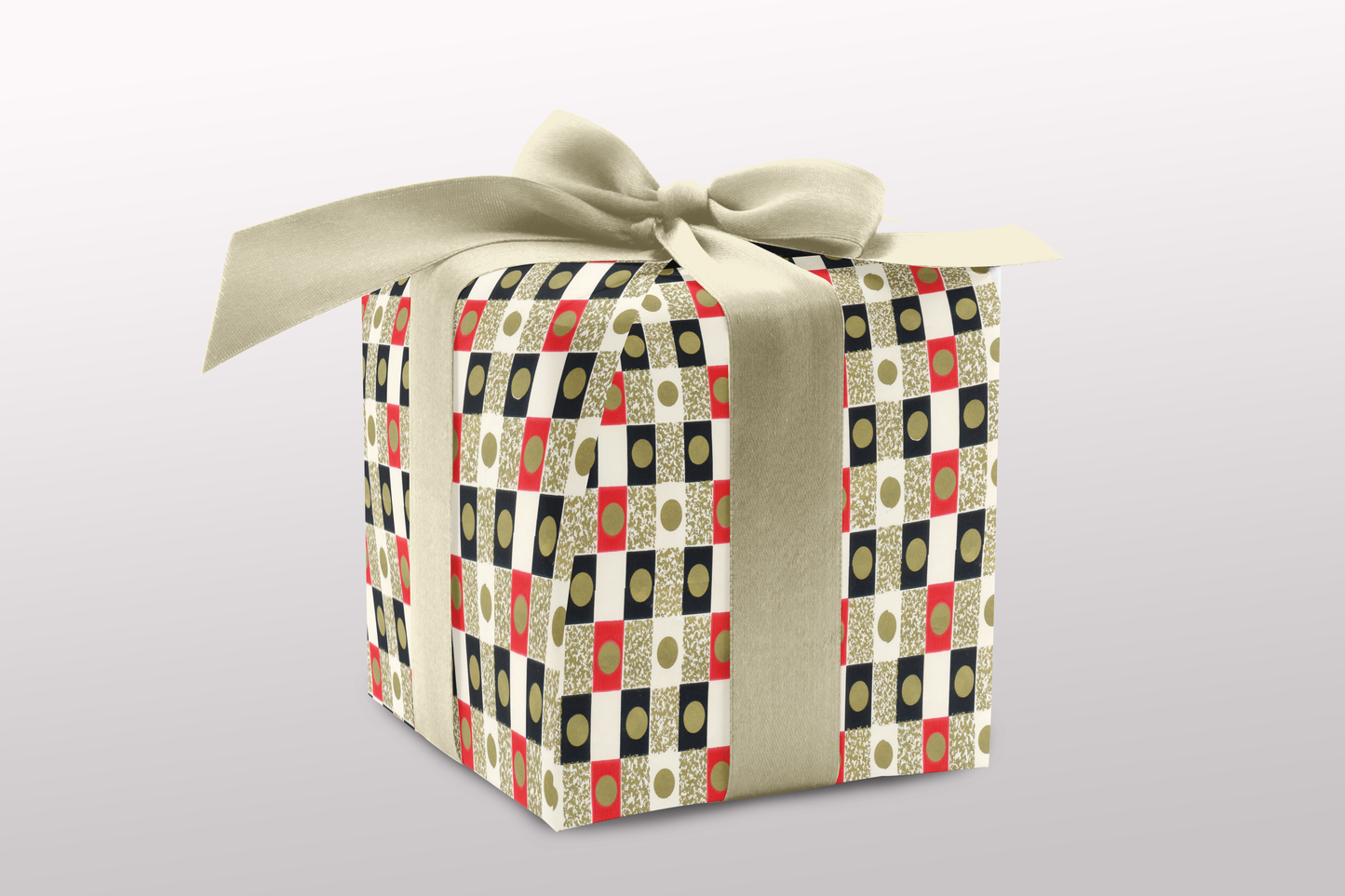 Handsome Red, Black and Gold Blocks