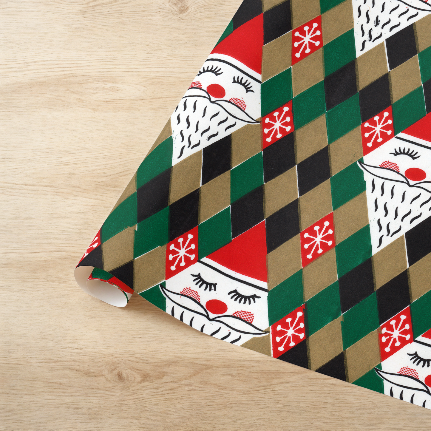Harlequin Santa