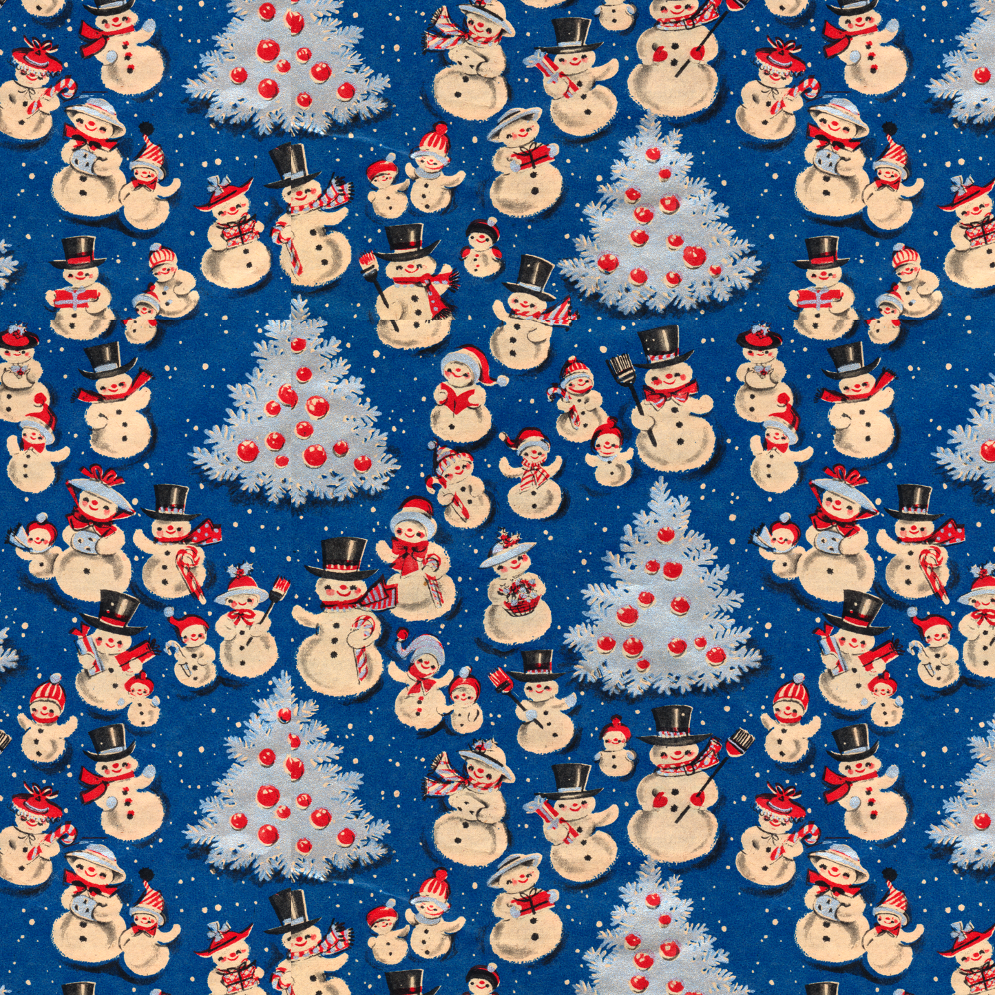 Snowmen Blue