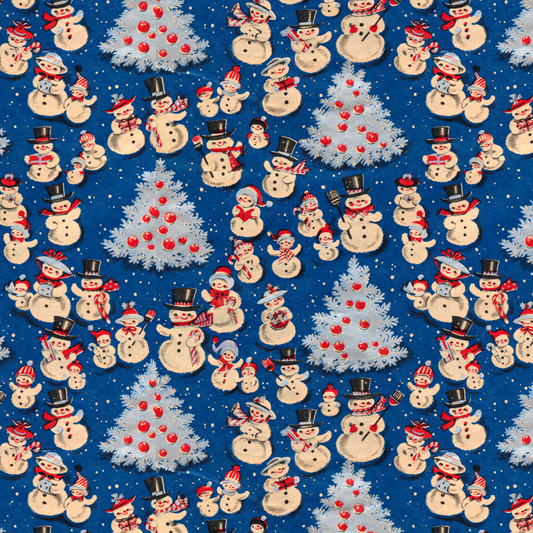 Snowmen Blue